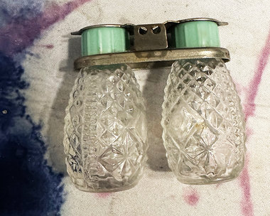 Vintage Mini Salt & Pepper Shakers