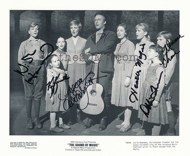 On Stage cast photo - signed by SOM6