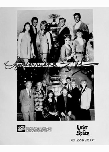 #138 Lost In Space cast 30th Anniversary then and now - Signed by both Angela Cartwright (Penny) & Bill Mumy (Will)