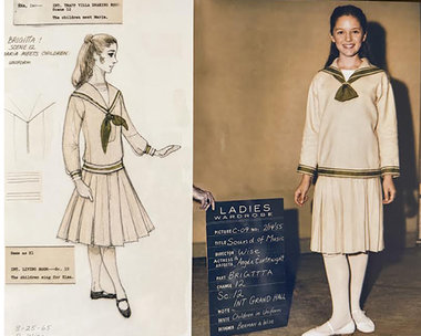 #405 Brigitta Sketch / Pic-The Sound Of Music