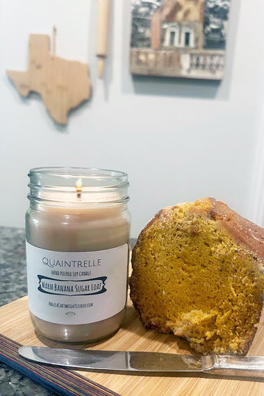 Warm Banana Sugar Loaf Candle