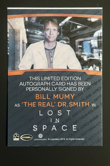 Bill Mumy' the real Dr. Smith' Trading Card
