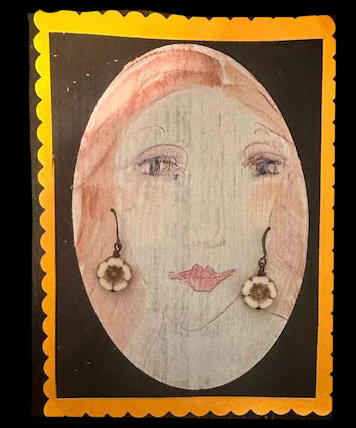 Dainty Ivory earrings ♥ AC art