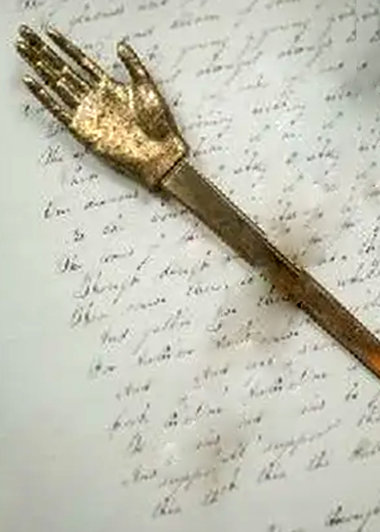 Give Yourself a Hand Letter Opener