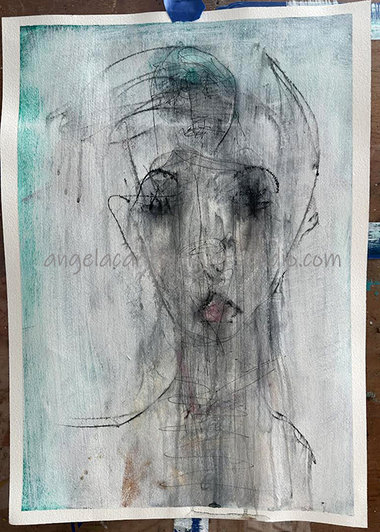 MMXXIV.B - original painting by Angela Cartwright