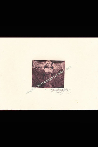 Angel etching #104