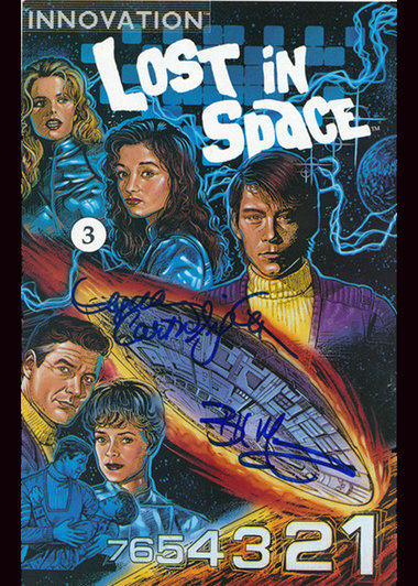 Lost In Space Comic Book Issue 3 signed by Angela & Bill