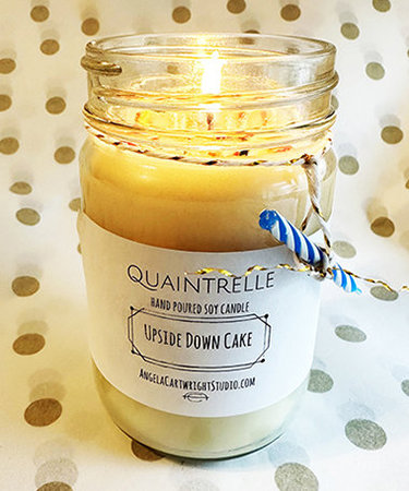 Upside-Down Cake Candle