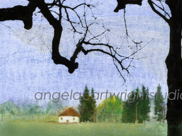 Cottage In The Woods - print