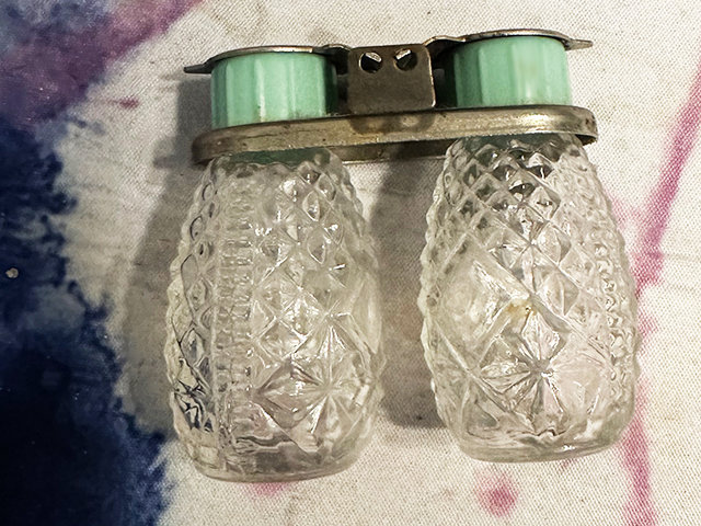 Vintage Mini Salt & Pepper Shakers