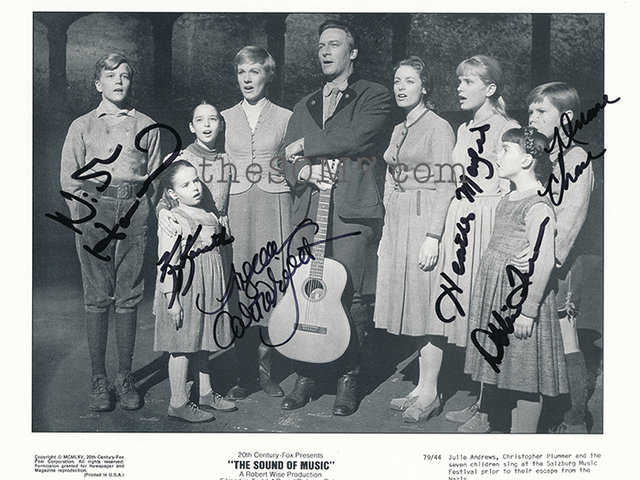On Stage cast photo - signed by SOM6