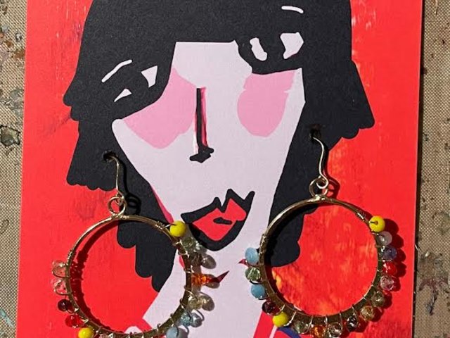 Spectrum Circle Earring