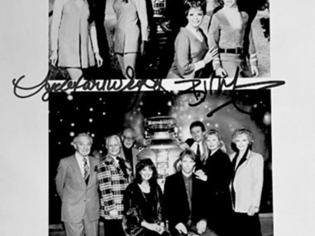 #138 Lost In Space cast 30th Anniversary then and now - Signed by both Angela Cartwright (Penny) & Bill Mumy (Will)