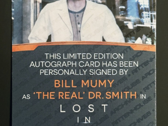 Bill Mumy' the real Dr. Smith' Trading Card - signed