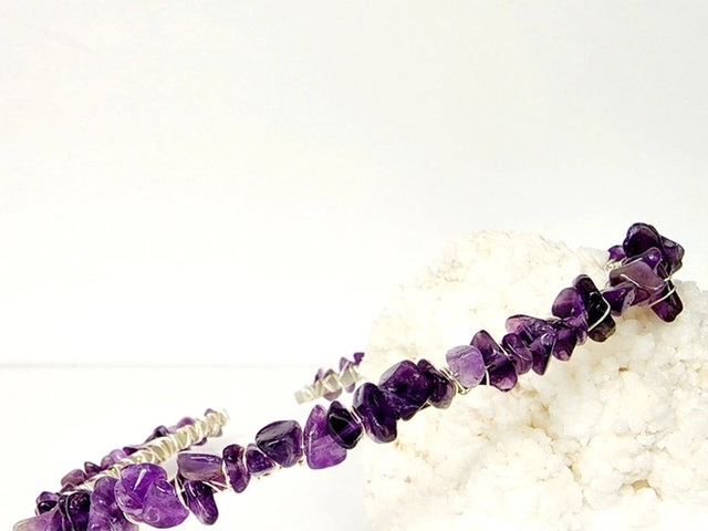 Angelica Amethyst Headband