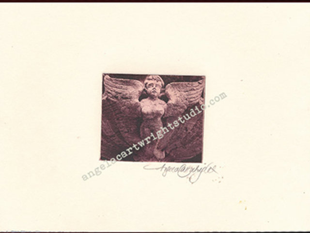 Angel etching #104