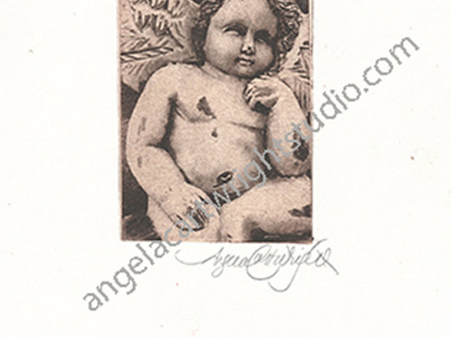 Angel etching #106
