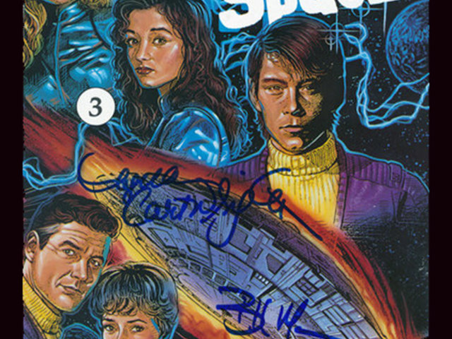 Lost In Space Comic Book Issue 3 signed by Angela & Bill