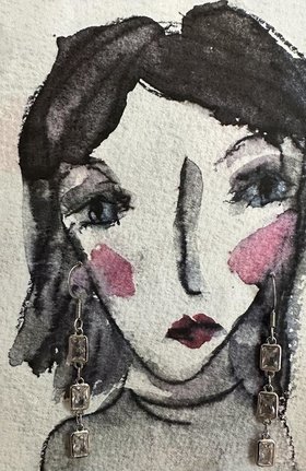 Crystal Steps Earrings + AC Art ♥