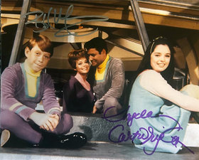 #308 JUNE'S STASH - Lost In Space - June, Guy, Bill and Angela - Signed by Angela & Bill